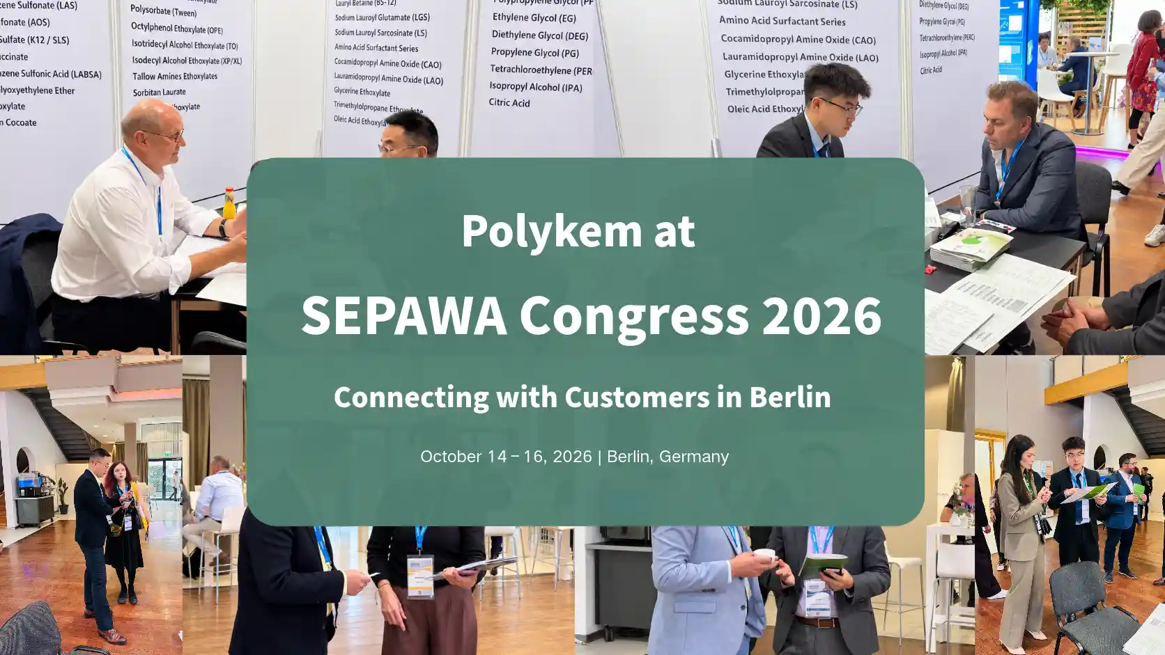 Polykem SEPAWA Kongresuan 2026: Bezeroen bilerak eta produktuen eztabaidak Berlinen